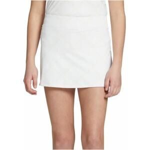 Prince Girls White Court Lines Match Core Printed Knit Tennis Skort Size L